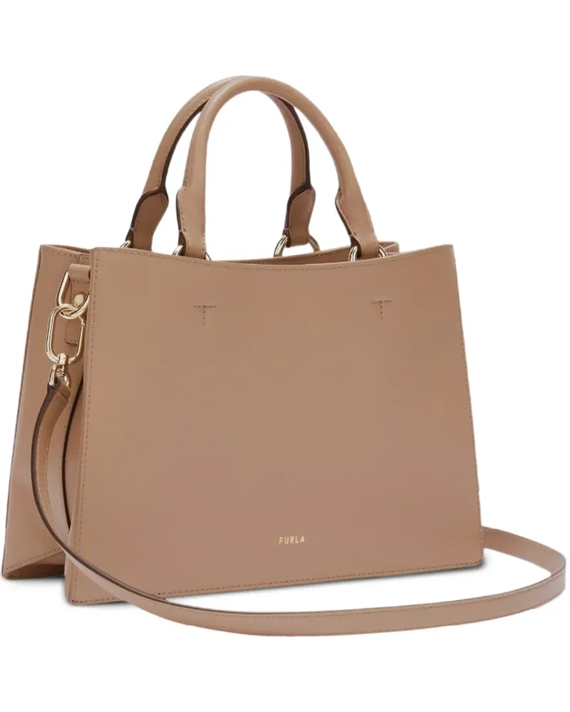 Furla Shopper mit Logo - Braun Braun