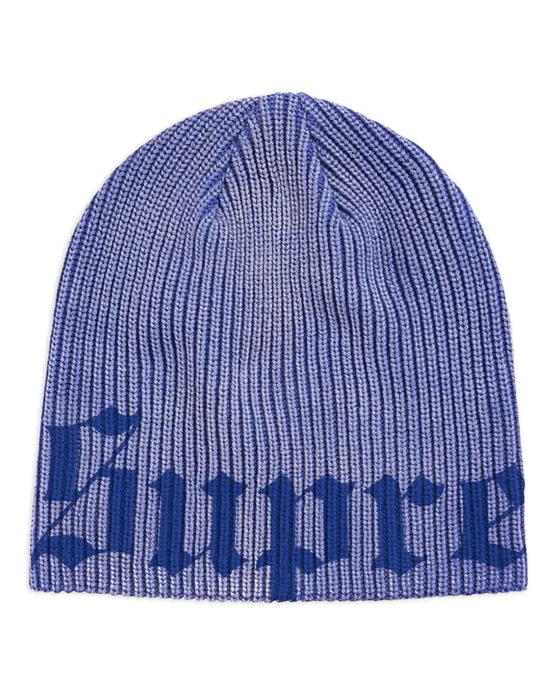 Supreme Being Old English Beanie mit Print - Blau Blau