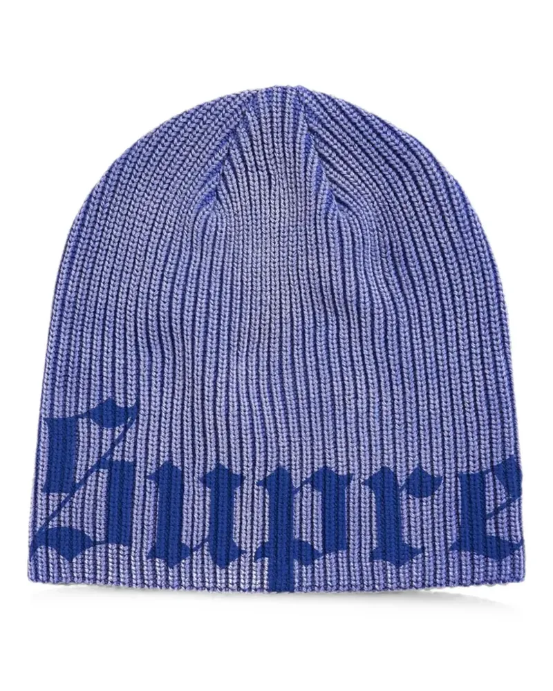Supreme Being Old English printed beanie hat - Blau Blau