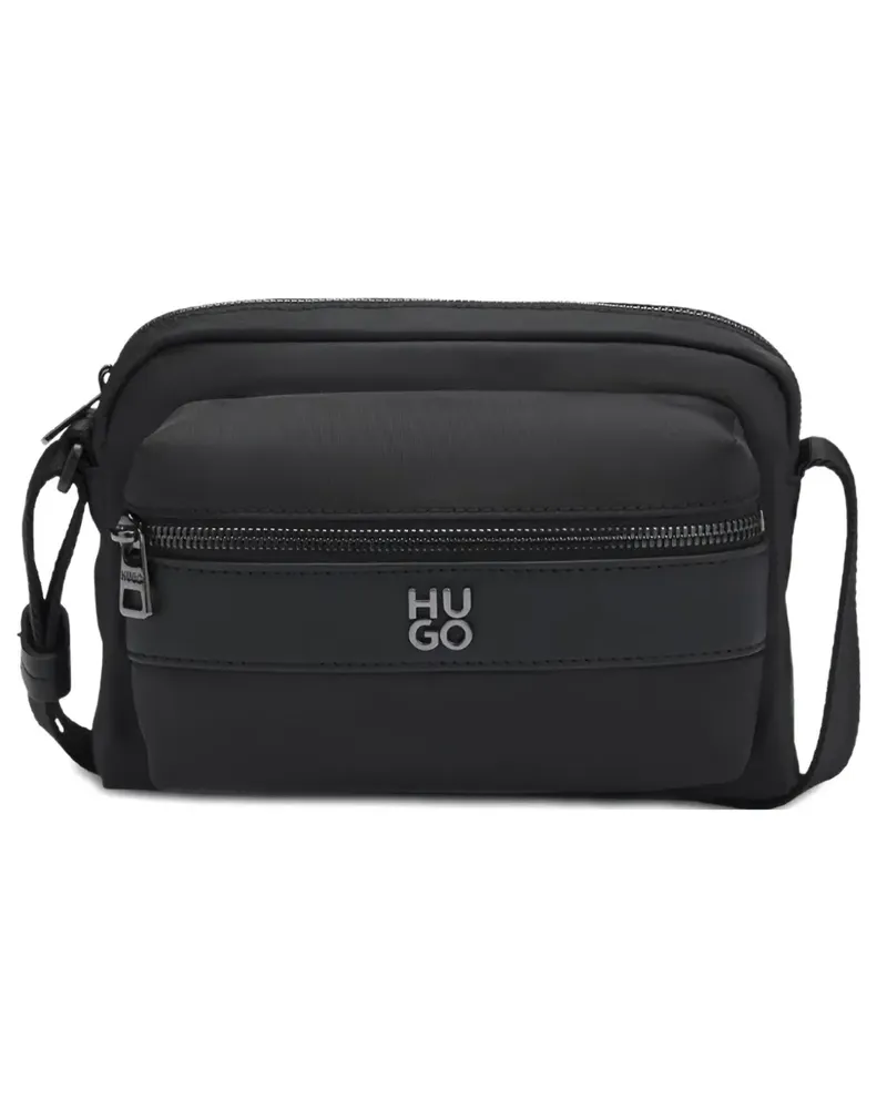 HUGO BOSS logo-plaque shoulder bag - Schwarz Schwarz