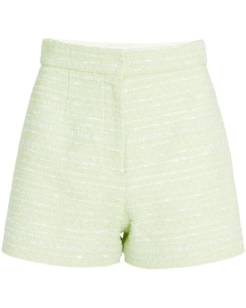 Giambattista Valli Shorts aus Tweed - Grün Grün