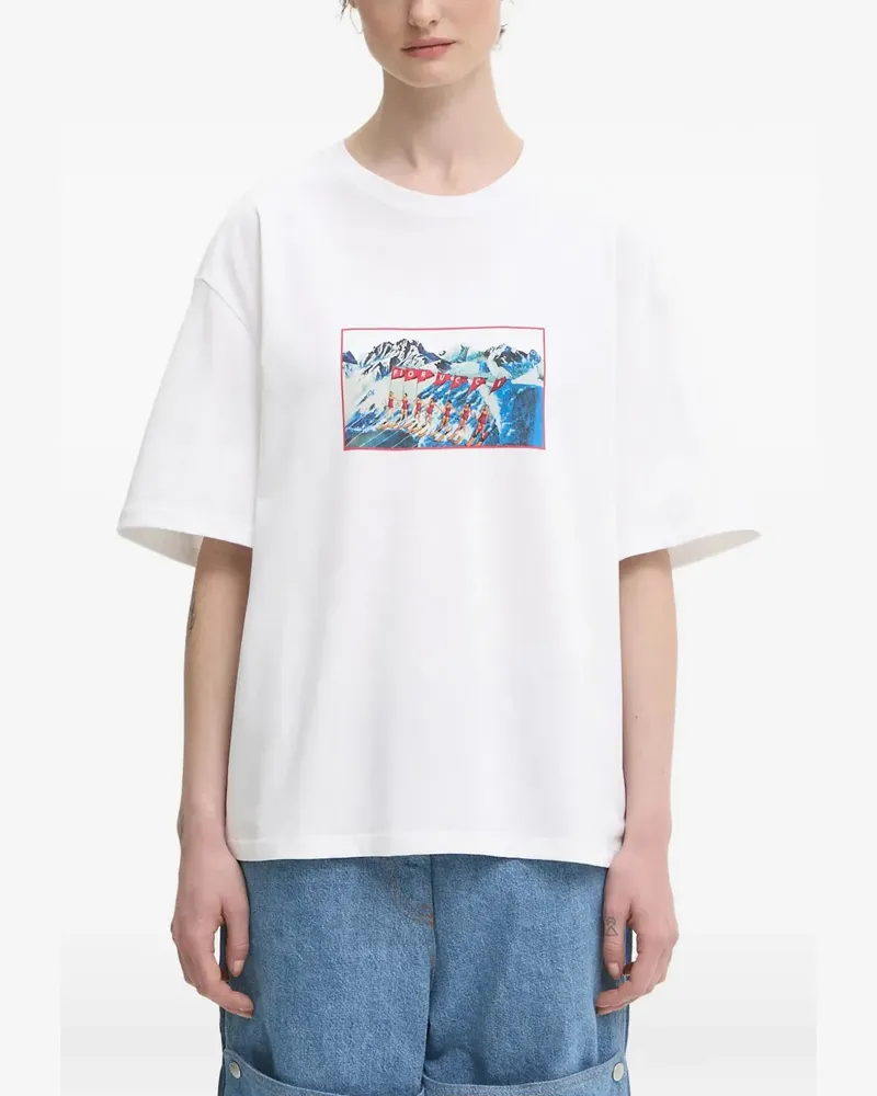 Fiorucci graphic-print T-shirt - Weiß Weiß