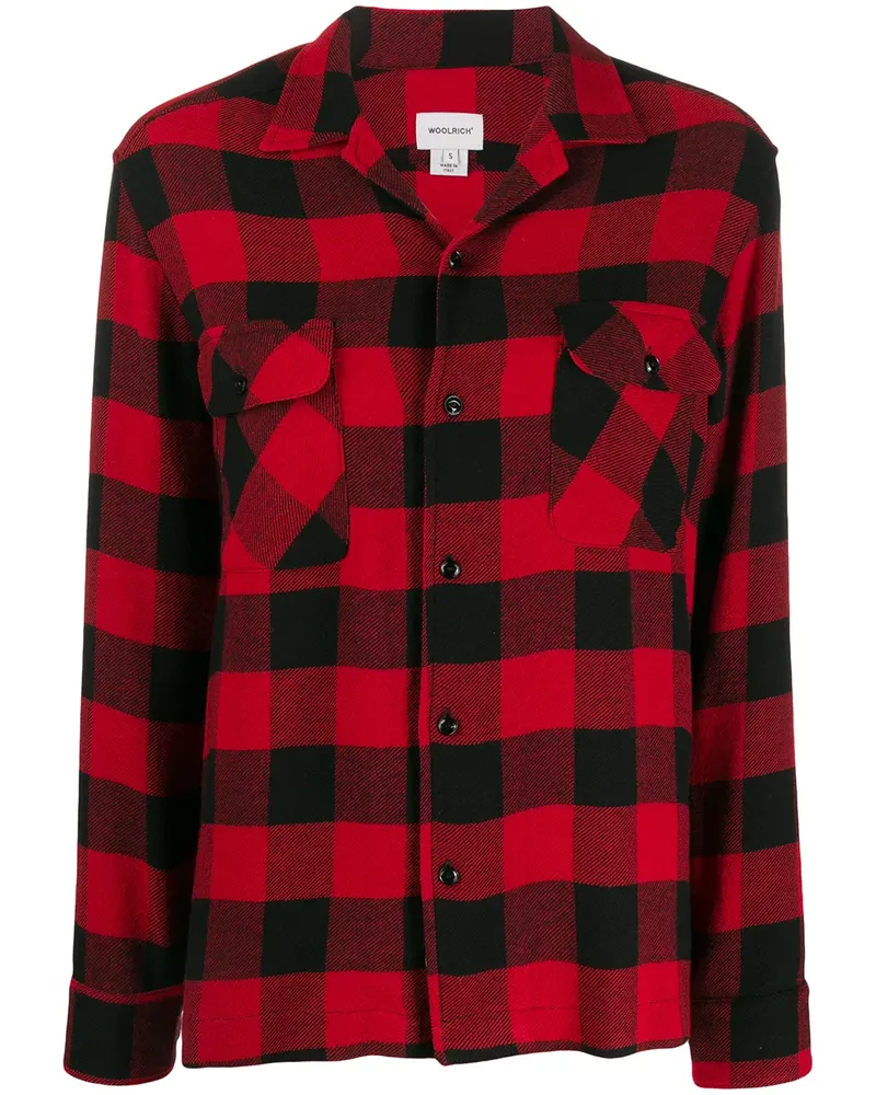 Woolrich Hemd mit Karomuster - Rot Rot
