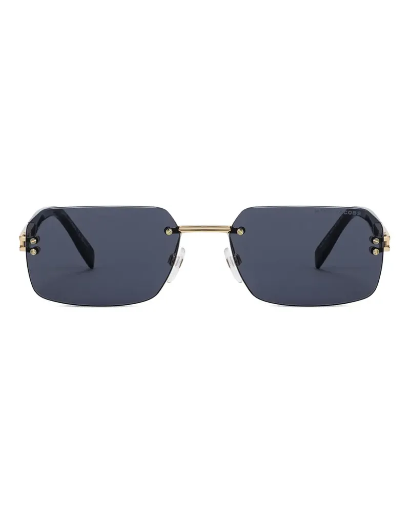 Marc Jacobs Rahmenlose Sonnenbrille mit eckigem Gestell - Gold Gold