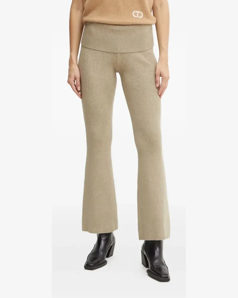 Guess Gerippte Hose - Nude Nude