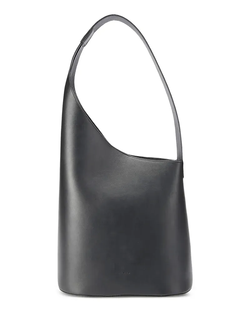 Aesther Ekme Asymmetrische Lune Schultertasche - Schwarz Schwarz