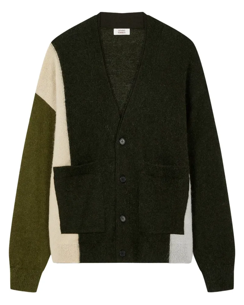 STUDIO TOMBOY Cardigan aus Mohair-Gemisch - Grün Grün