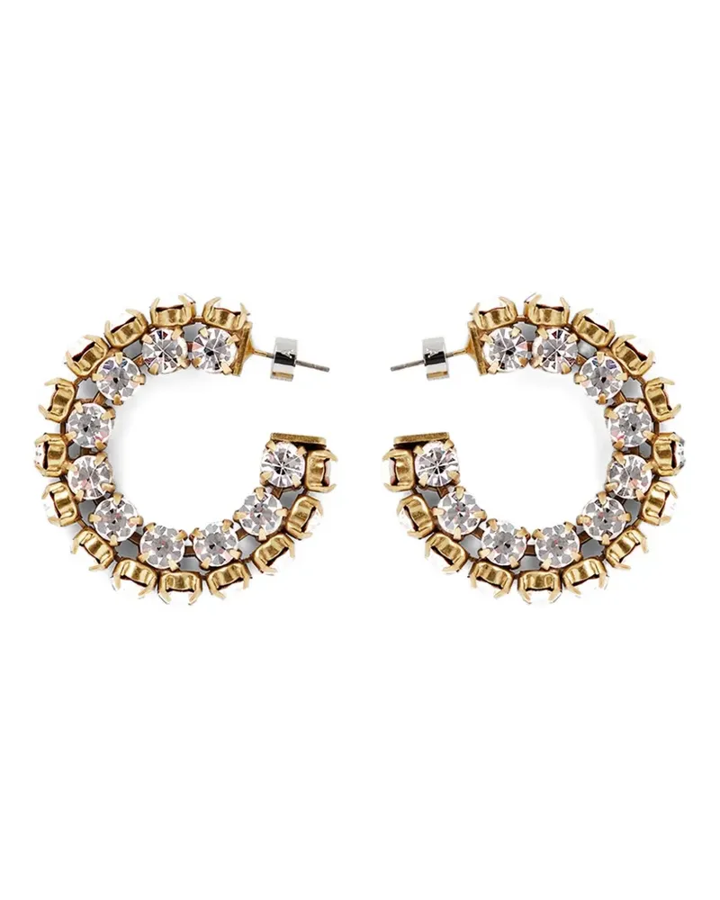Area Kleine Crystal Creolen - Gold Gold