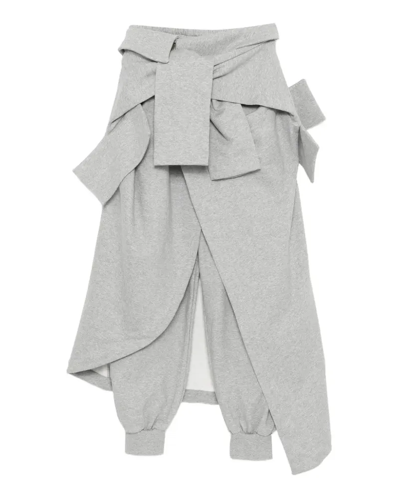 A.W.A.K.E. Hose mit Bindegürtel - Grau Grau