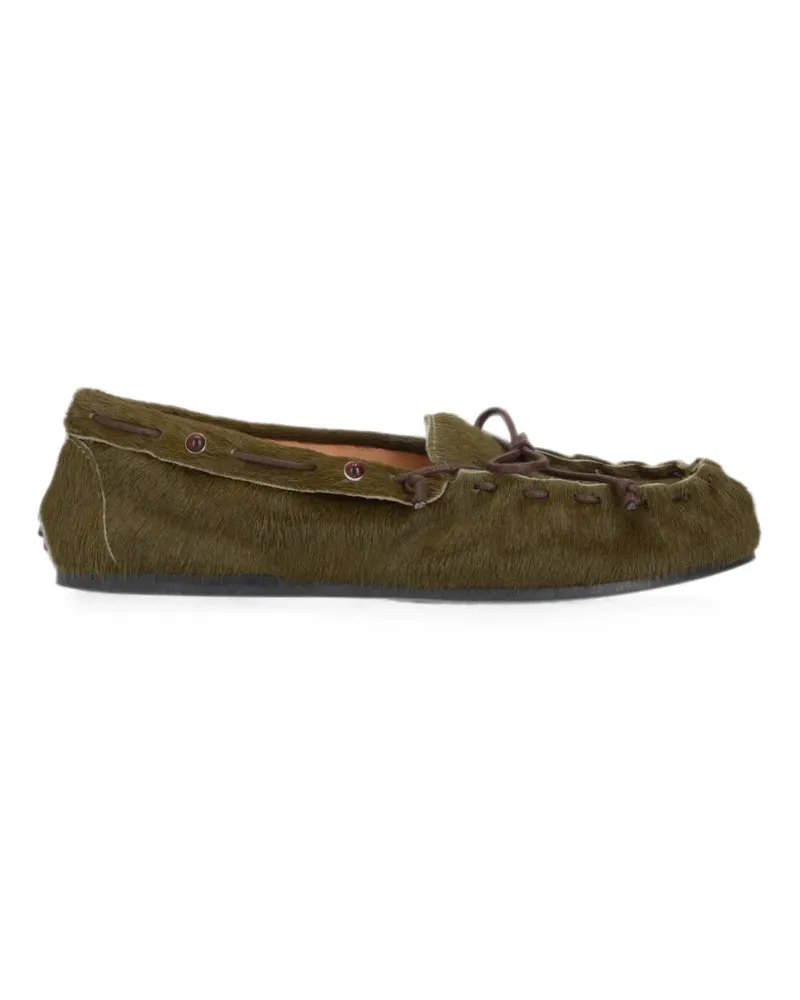 P.A.R.O.S.H. Loafer mit Schleife - Grün Grün