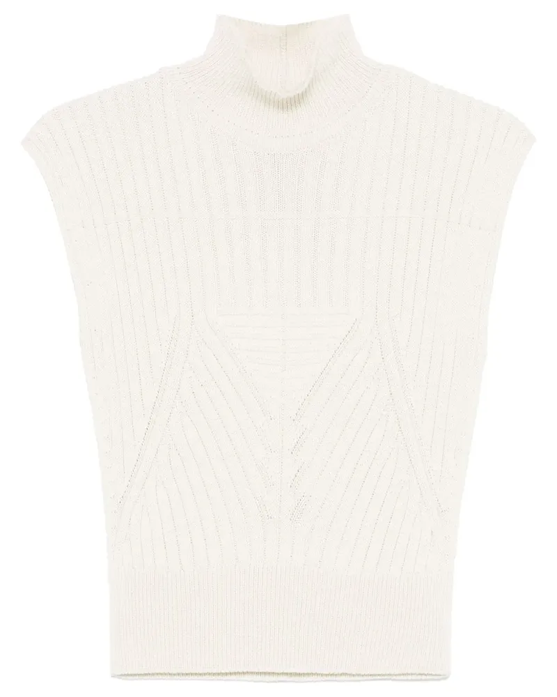 Rick Owens Weste mit Stehkragen - Nude Nude