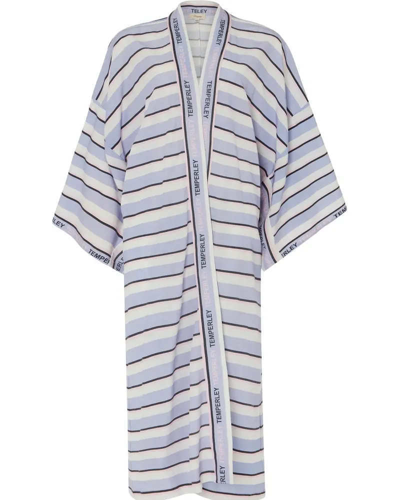 Temperley London Dominque Mantel - Blau Blau