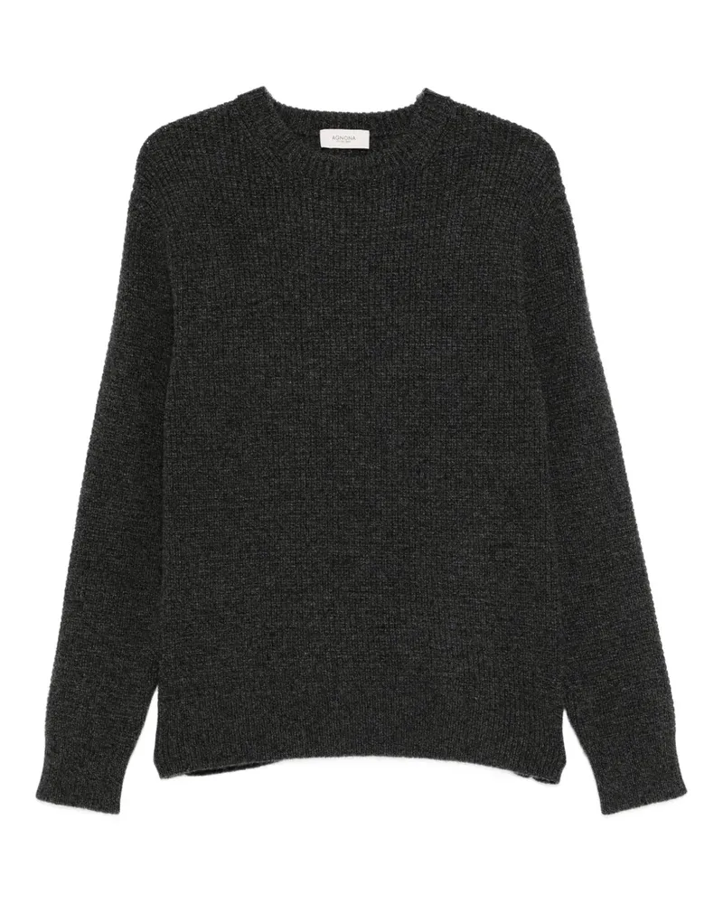AGNONA Pullover mit Rundhalsausschnitt - Grau Grau