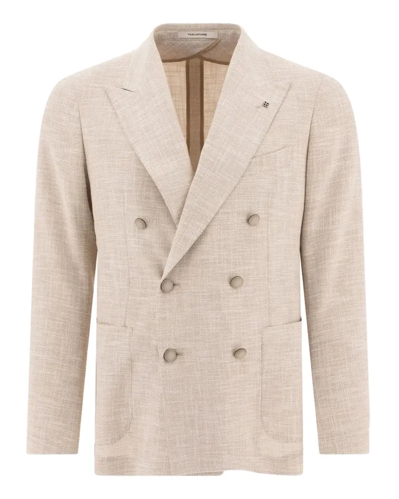 Tagliatore double-breasted blazer - Nude Nude