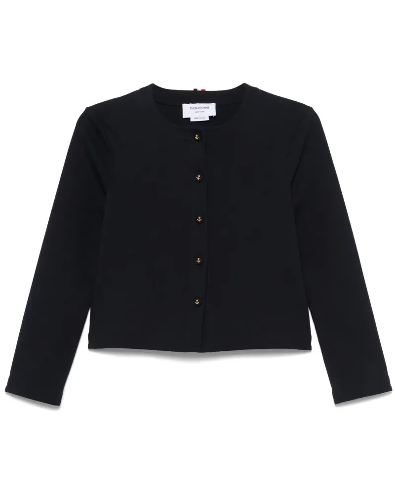 Thom Browne Cardigan mit Anker-Knöpfen - Blau Blau