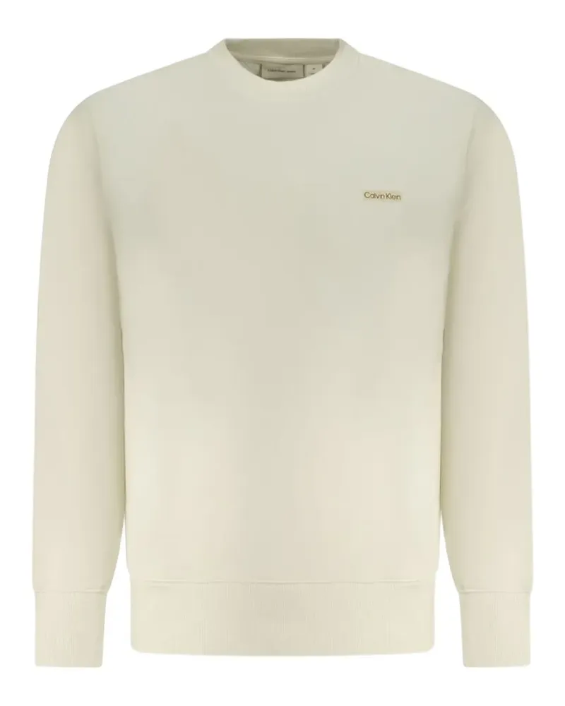 Calvin Klein logo-patch sweatshirt - Nude Nude