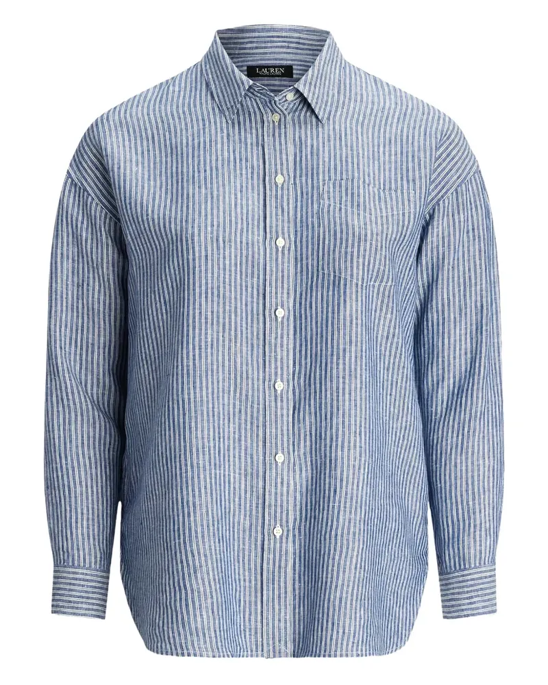 Ralph Lauren Gestreiftes Hemd - Blau Blau