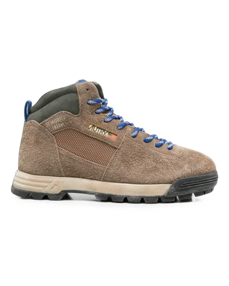 AUTRY suede panelled sneakers - Braun Braun