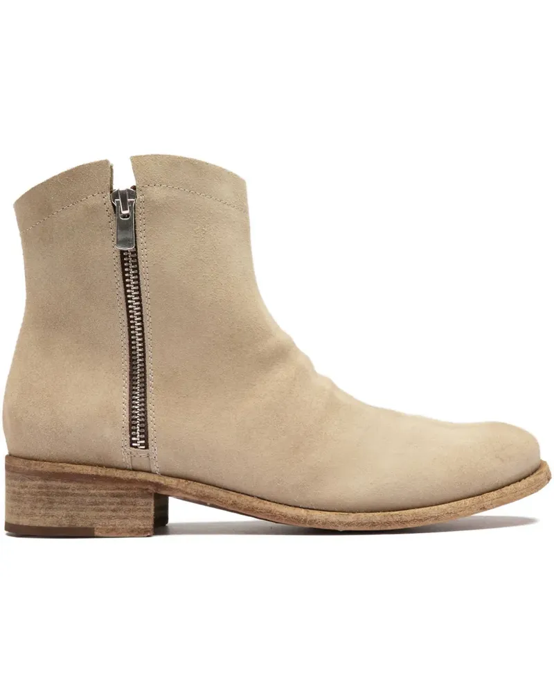 Officine Creative Italia Oliver Sigaro Stiefeletten aus Wildleder - Nude Nude