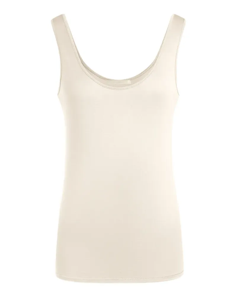 12 STOREEZ Cassiopeia scoop-neck tank top - Weiß Weiß