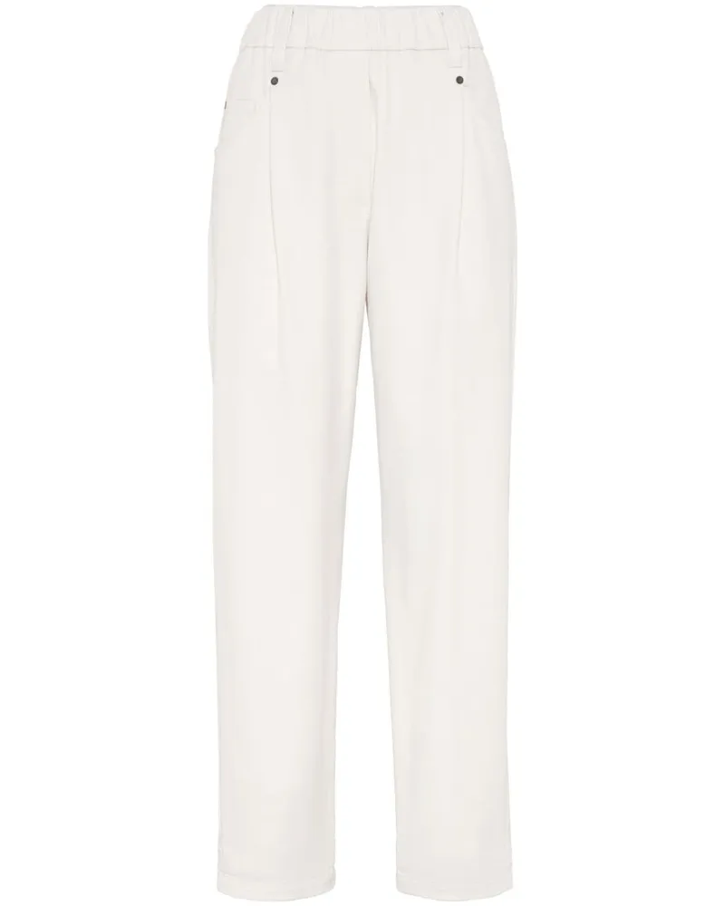 Brunello Cucinelli Hose mit geradem Bein - Nude Nude