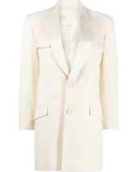 Maison Margiela Einreihiger Blazer Weiß