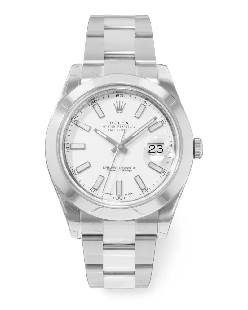 Rolex Datejust II Armbanduhr 41mm - Weiß Weiß