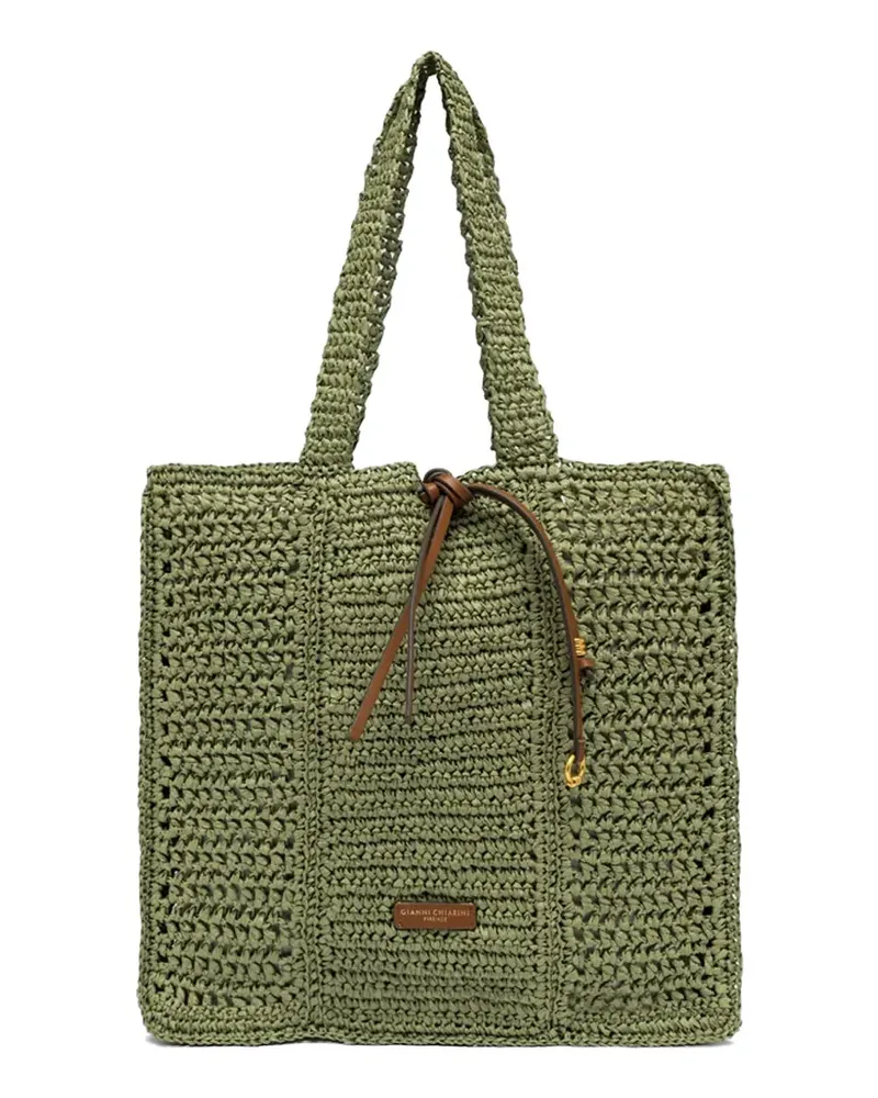 Gianni Chiarini Gewebter Nefeli Tote Bag - Grün Grün
