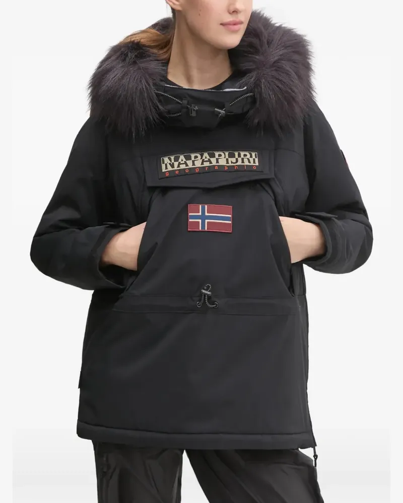 Napapijri Skidoo hooded jacket - Schwarz Schwarz