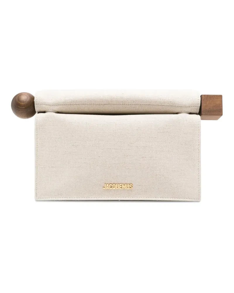 Jacquemus The Rond Carré Clutch - Nude Nude