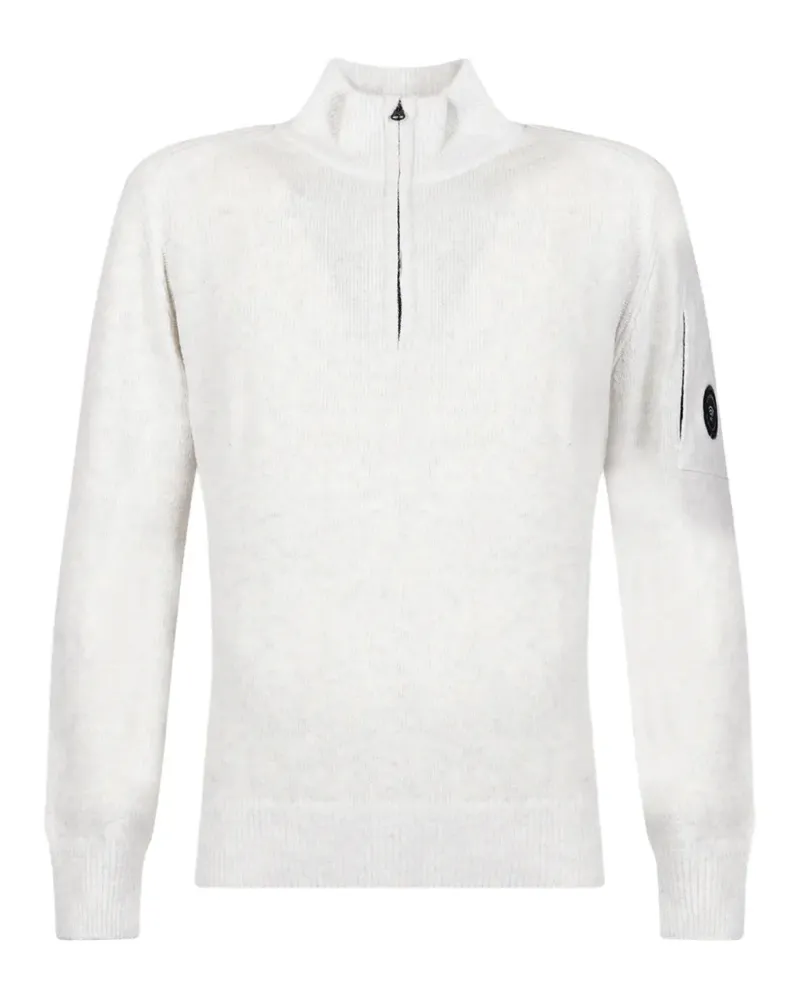 C.P. Company Pullover mit Lens-Detail - Nude Nude