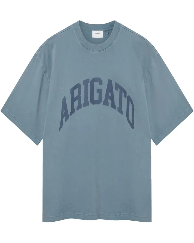 Axel Arigato T-Shirt mit Logo - Blau Blau