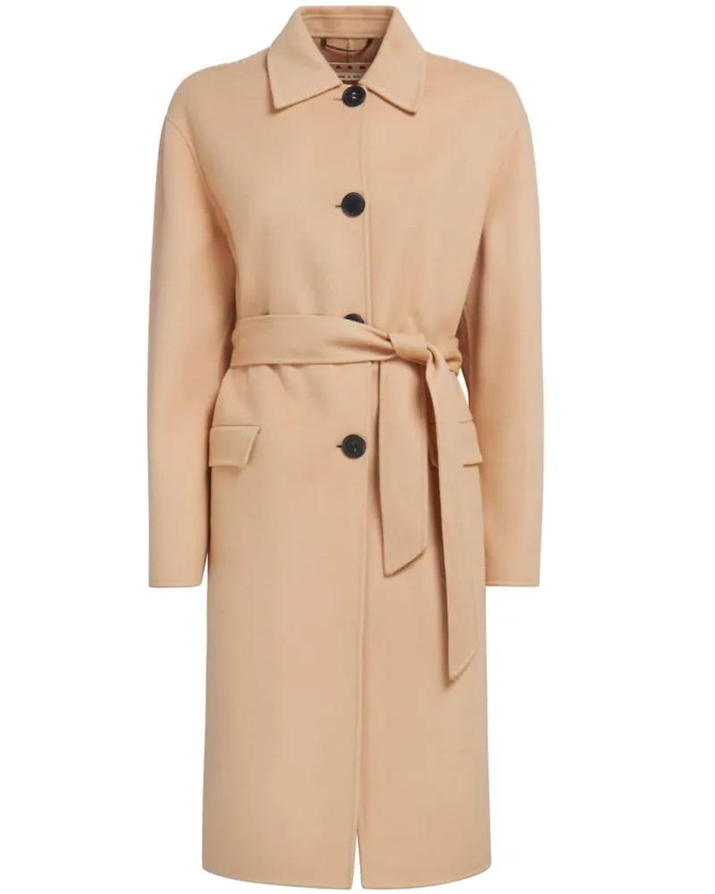 Marni Langer Mantel - Braun Braun