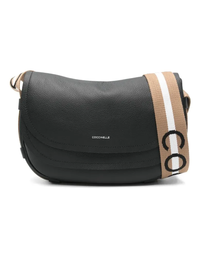 Coccinelle Mittelgroße Raquel Umhängetasche - Schwarz Schwarz