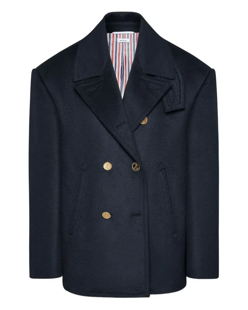 Thom Browne Klassische Cabanjacke - Blau Blau