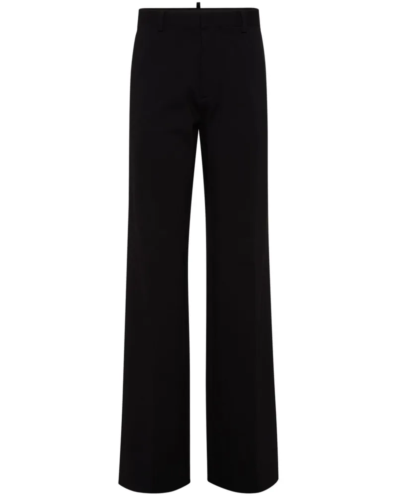Dsquared2 Hose mit geradem Bein - Schwarz Schwarz