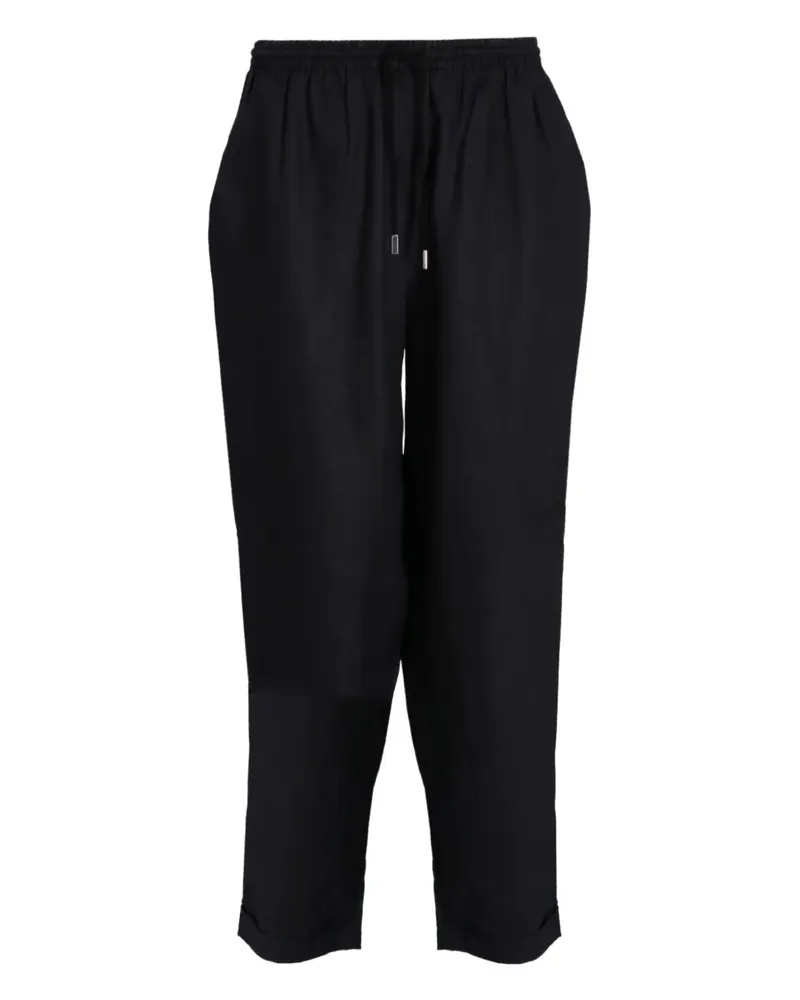 HUGO BOSS Hose mit Kordelzug - Schwarz Schwarz