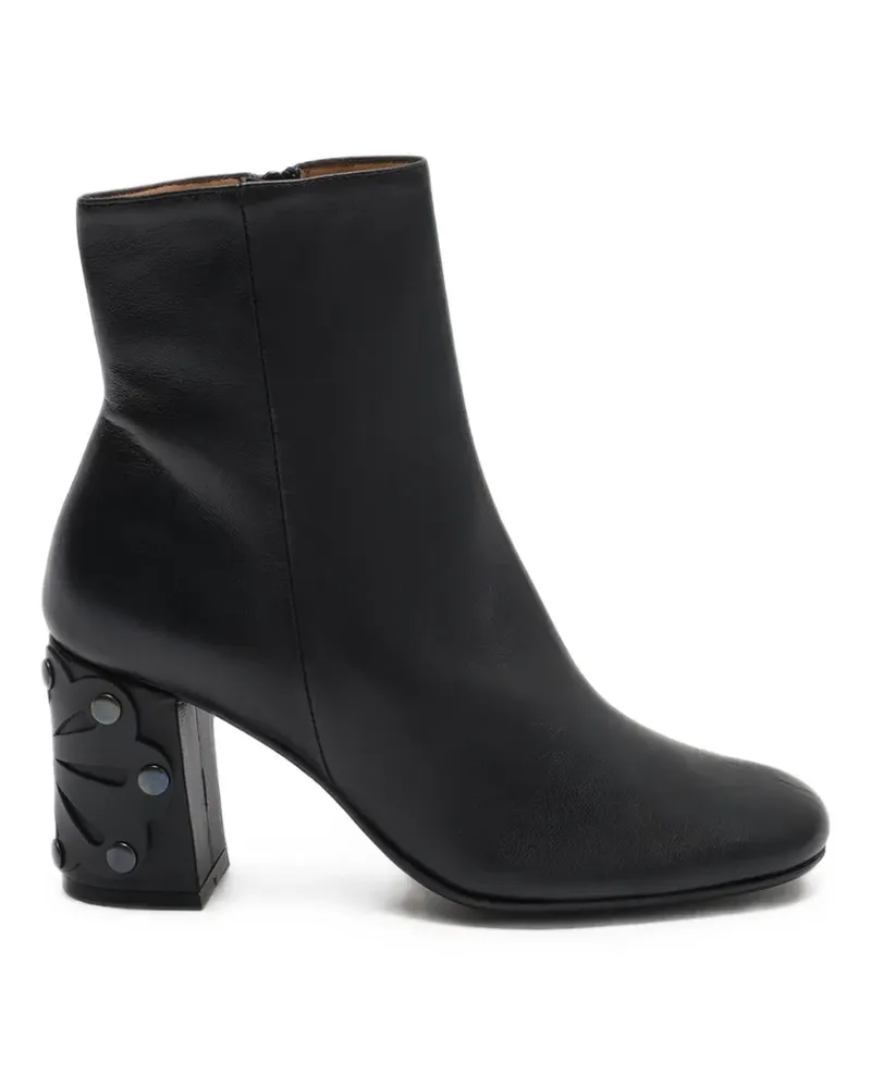 Maliparmi Stiefeletten mit Nieten - Schwarz Schwarz