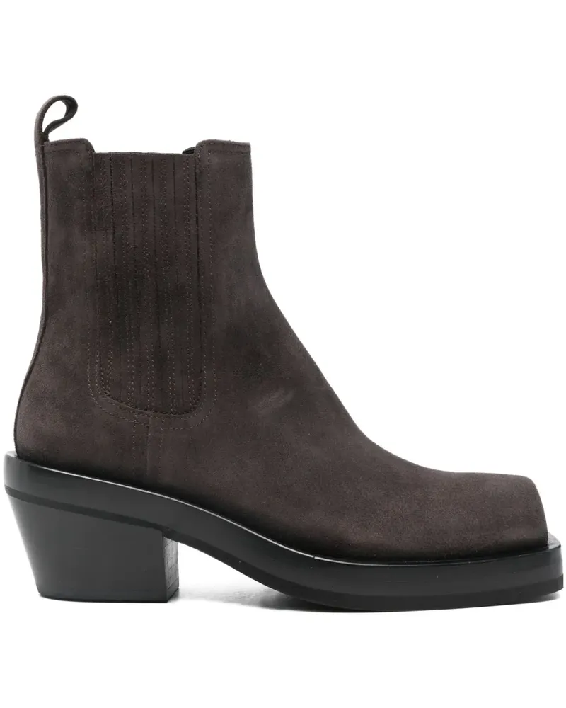 Attilio Giusti Leombruni Stiefel mit eckiger Kappe 70mm - Braun Braun