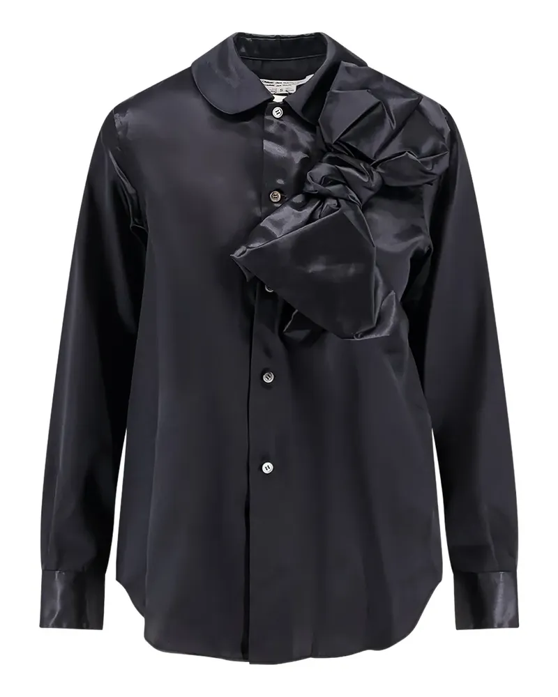 Comme des Garçons bow-detail shirt - Schwarz Schwarz