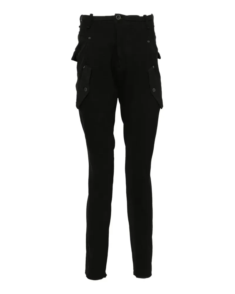 Masnada Klassische Cargohose - Schwarz Schwarz
