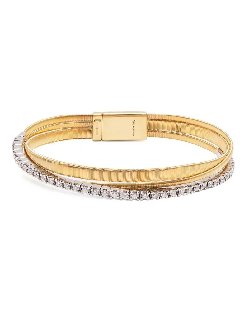 Marco Bicego 18kt Gelbgoldarmband mit Diamanten Gold
