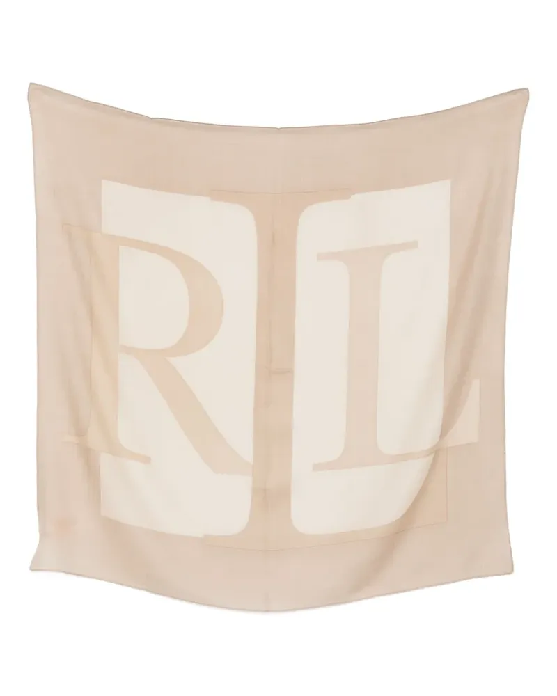 Ralph Lauren Schal mit Logo - Braun Braun