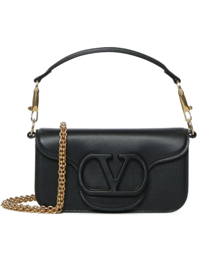 Valentino Garavani VLogo Schultertasche - Schwarz Schwarz