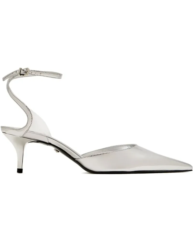 Schutz Elise Pumps mit Metallic-Knöchelriemen - Silber Silber