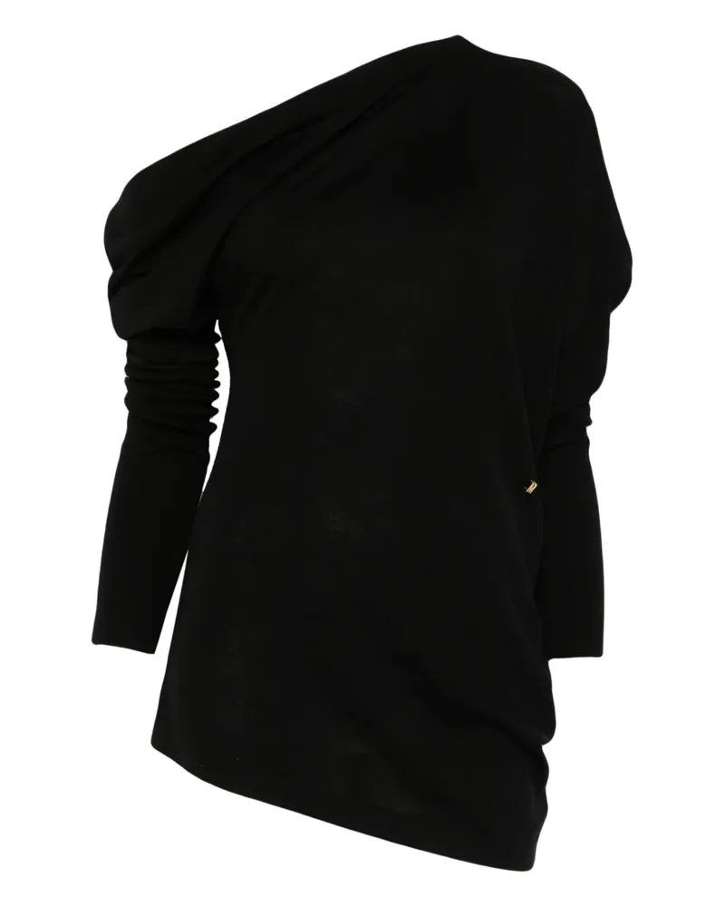 Moschino Oberteil mit Logo-Anhänger - Schwarz Schwarz