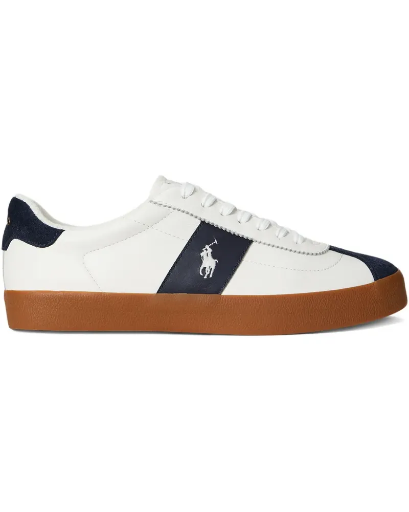 Ralph Lauren Court Vulc Sneakers - Weiß Weiß