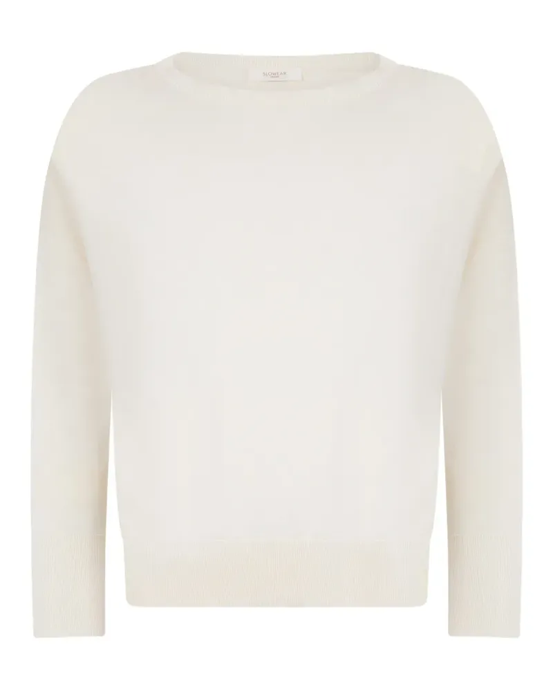 Slowear Feinstrick-Pullover mit tiefen Schultern - Nude Nude