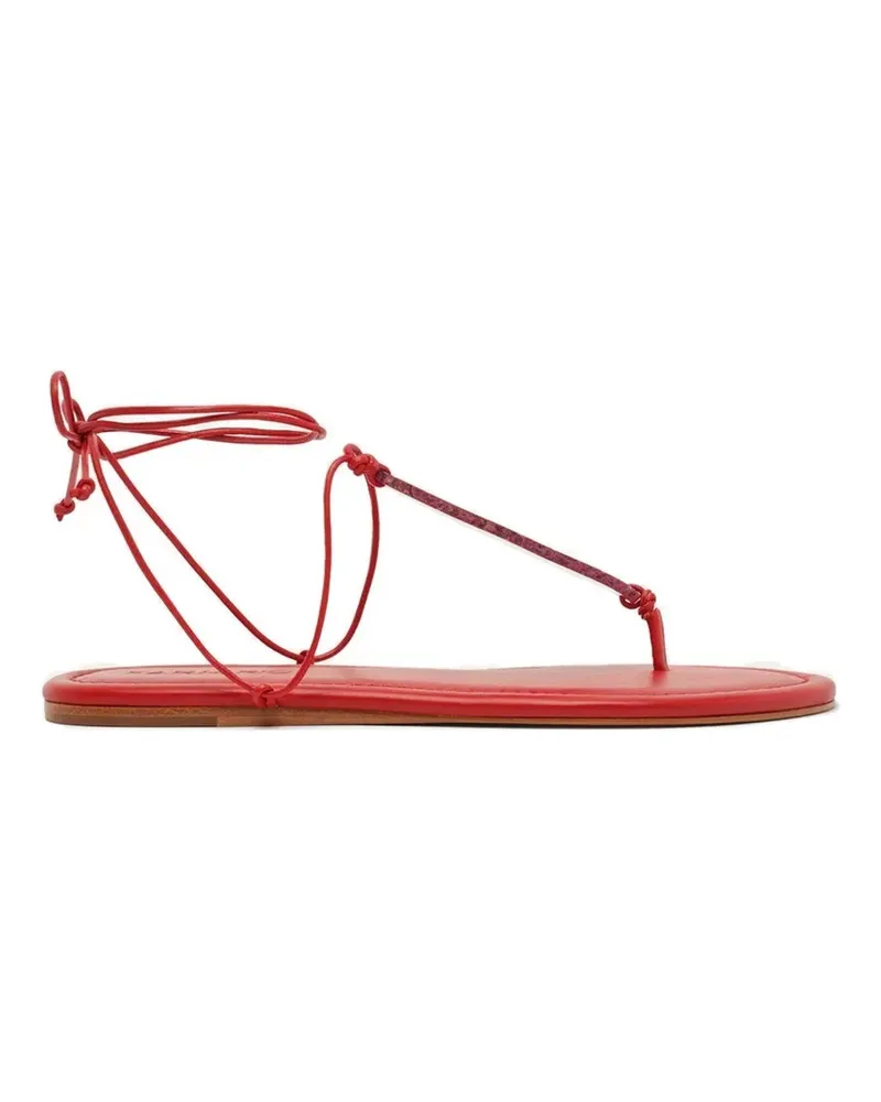 FARM Rio Sandalen mit Schmucksteinen - Rot Rot