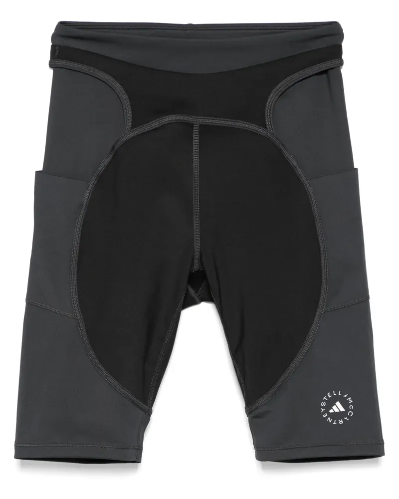 adidas Radlerhose im Layering-Look - Schwarz Schwarz